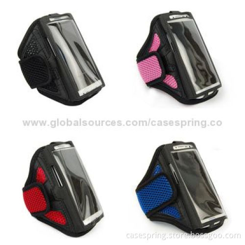 Sporty Armband for iPhone 5/5S, Made of Neoprene and Nylon, Various Colors Available